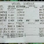 El Nido Port vessel schedule