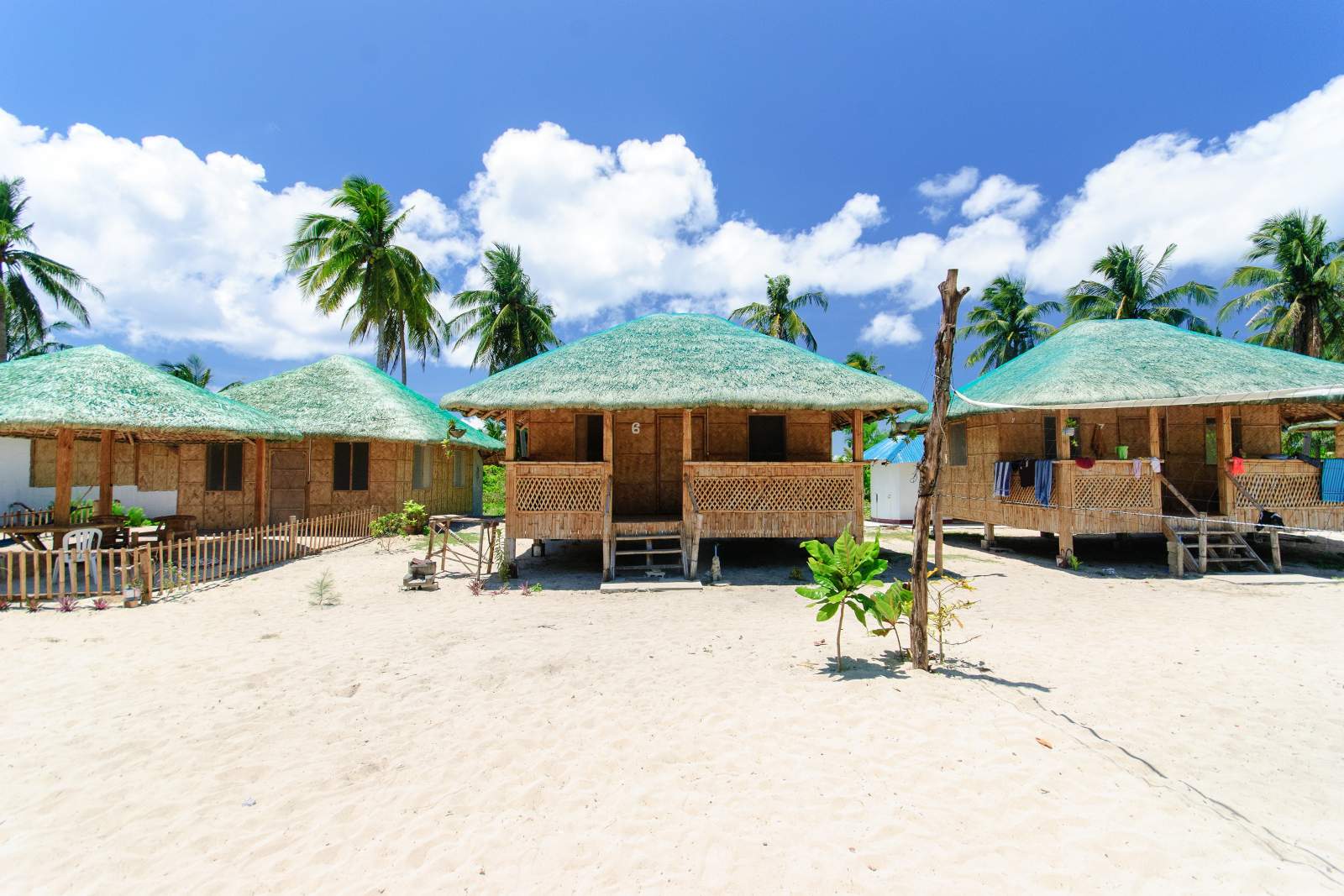 Cagbalete Some of the larger cottages at Villa Noe Beach Resort